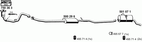 Exhaust System 080051