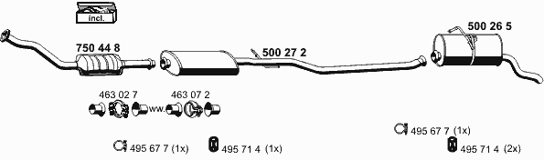 Exhaust System 080057