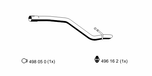 Exhaust Pipe 313117