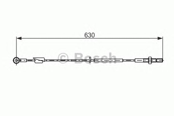Cable, parking brake 1 987 477 361