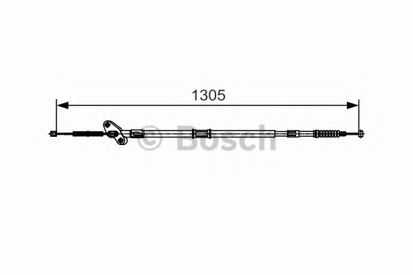 Cable, parking brake 1 987 482 061