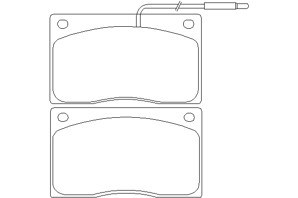 Комплект тормозных колодок, дисковый тормоз CVP043