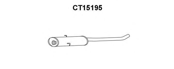 Front Silencer CT15195