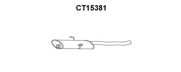 Front Silencer CT15381