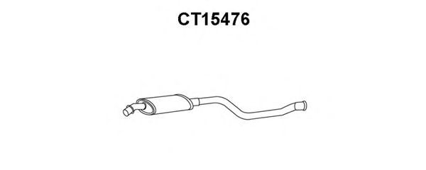 Front Silencer CT15476
