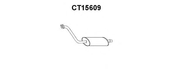 Front Silencer CT15609