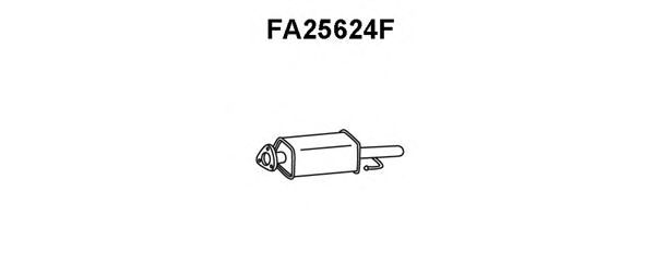 Partikelfilter, uitlaatinstallatie FA25624F