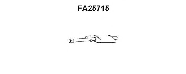 Front Silencer FA25715