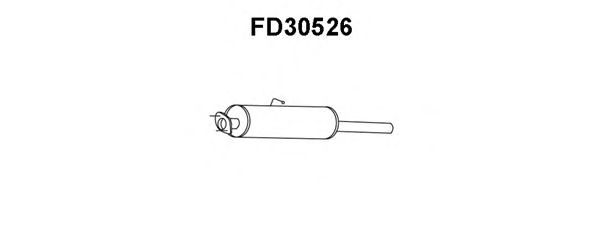 Front Silencer FD30526