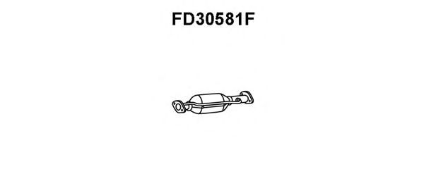 Partikelfilter, uitlaatinstallatie FD30581F