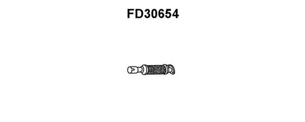 Reperationsrør, katalysator FD30654