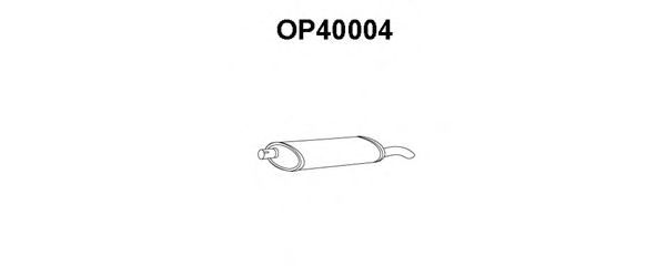 Глушитель выхлопных газов конечный OP40004