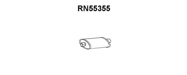 Средний глушитель выхлопных газов RN55355