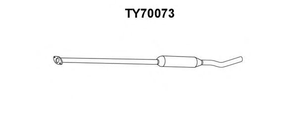 Front Silencer TY70073