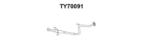 Middle Silencer TY70091