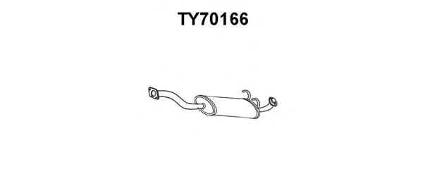 Front Silencer TY70166