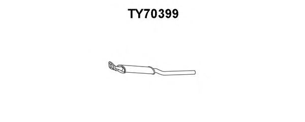 Front Silencer TY70399