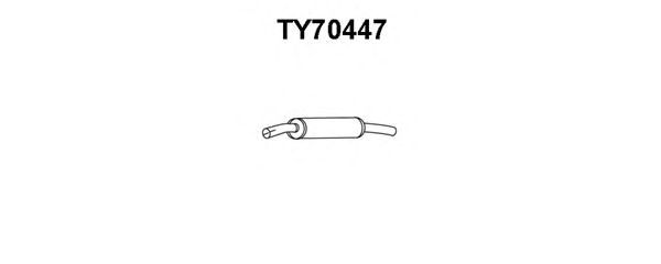 Front Silencer TY70447