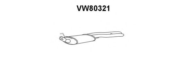Einddemper VW80321