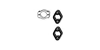 Mounting Kit, exhaust system 82 22 4603