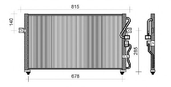 Condensator, airconditioning QCN285