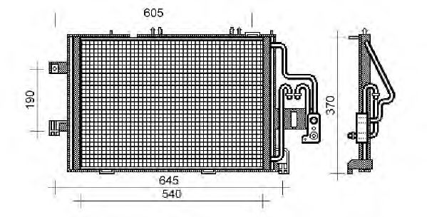 Condensator, airconditioning QCN316