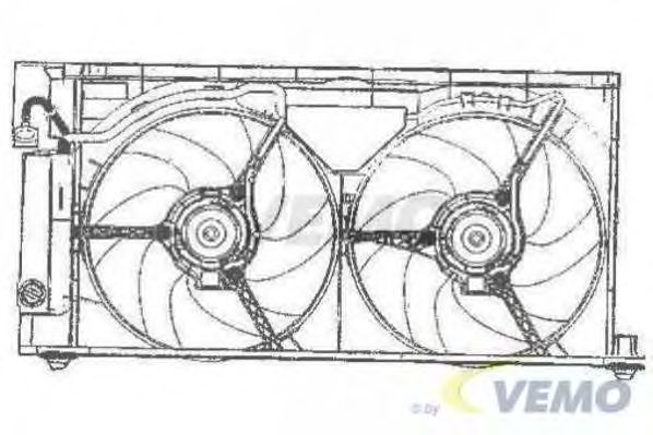 Fan, radiator V22-01-1761