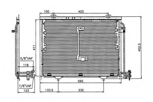 Condensator, airconditioning 171260