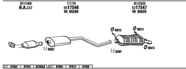 Exhaust System CI25015