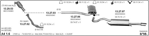 Exhaust System 504000026