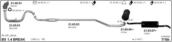 Exhaust System 514000042
