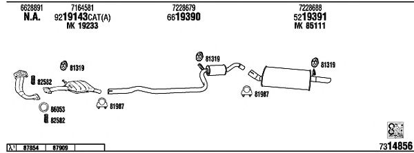 Exhaust System FO20265