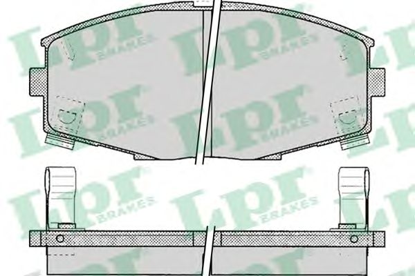 Brake Pad Set, disc brake 05P065