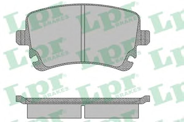 Brake Pad Set, disc brake 05P1398
