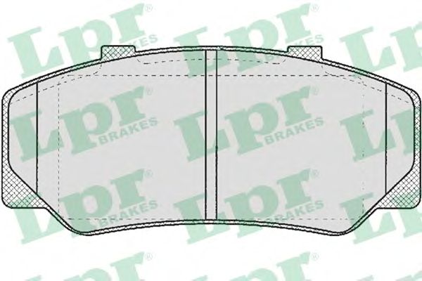 Brake Pad Set, disc brake 05P156