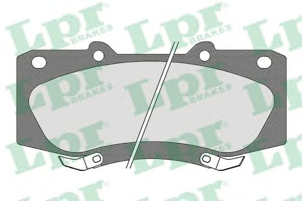 Brake Pad Set, disc brake 05P1682