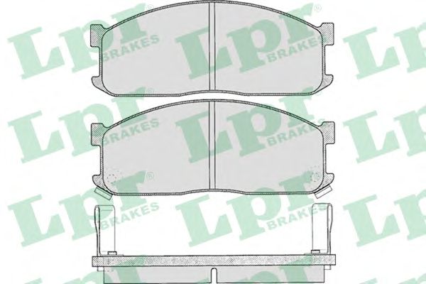 Brake Pad Set, disc brake 05P335