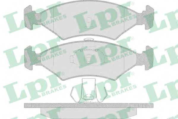 Brake Pad Set, disc brake 05P628