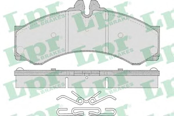 Brake Pad Set, disc brake 05P633