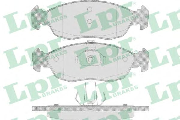Brake Pad Set, disc brake 05P644