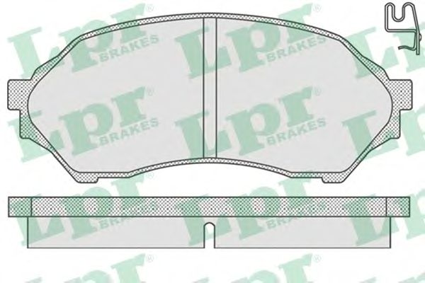 Brake Pad Set, disc brake 05P813