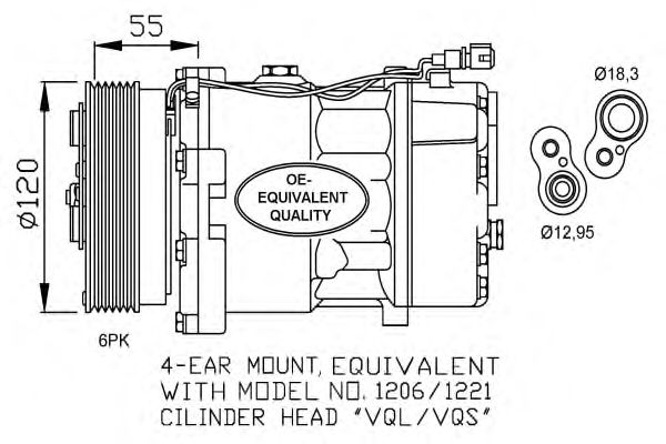 Compressor, ar condicionado 32064