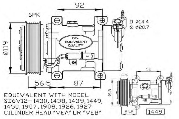 Compressor, airconditioning 32227