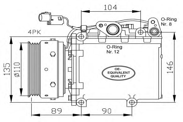 Compressor, ar condicionado 32456