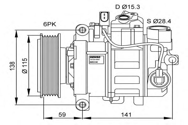 Compressor, airconditioning 32462