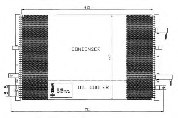 Condenser, air conditioning 35539