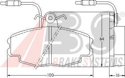 Brake Pad Set, disc brake 36770