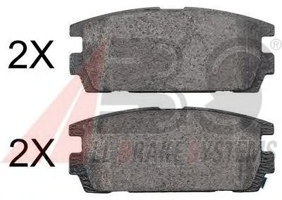 Brake Pad Set, disc brake 37324 OE