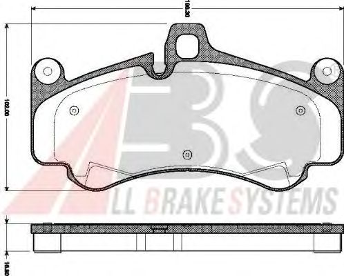 Brake Pad Set, disc brake 37572