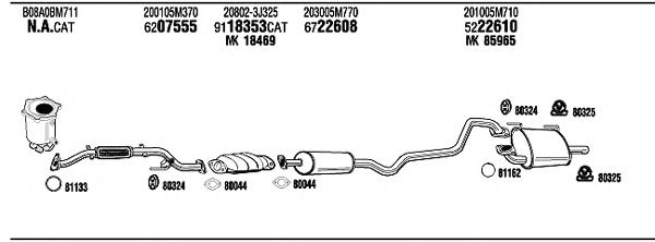 Exhaust System NI55028